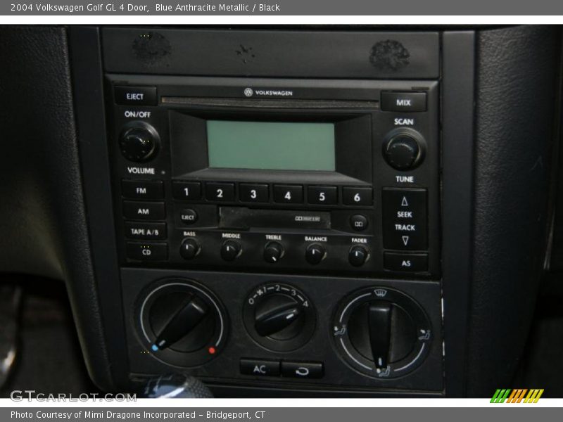 Blue Anthracite Metallic / Black 2004 Volkswagen Golf GL 4 Door