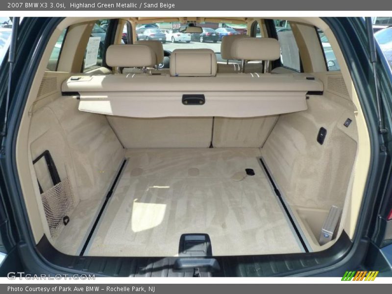 Highland Green Metallic / Sand Beige 2007 BMW X3 3.0si