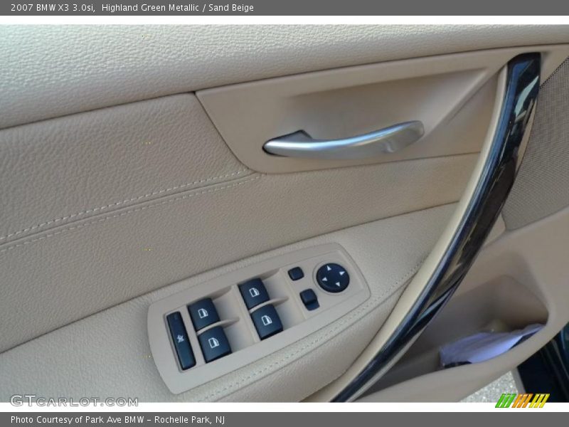 Highland Green Metallic / Sand Beige 2007 BMW X3 3.0si