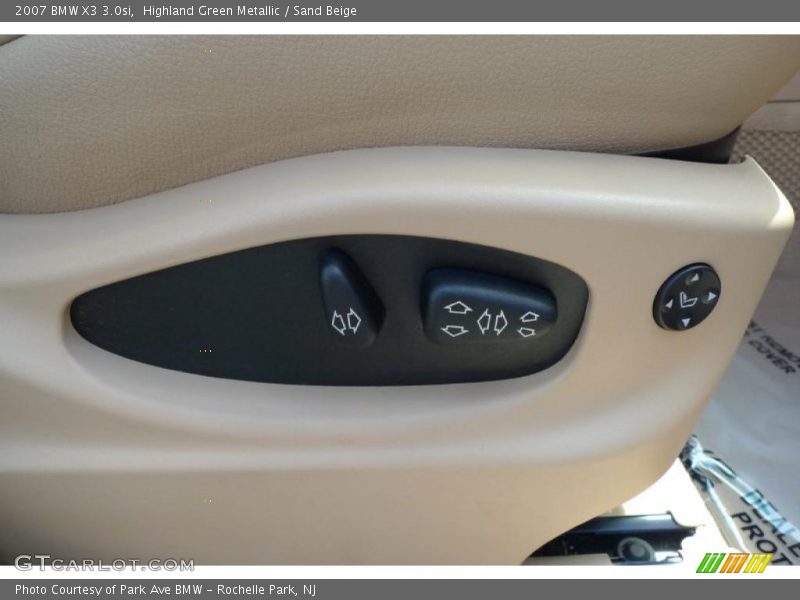 Highland Green Metallic / Sand Beige 2007 BMW X3 3.0si