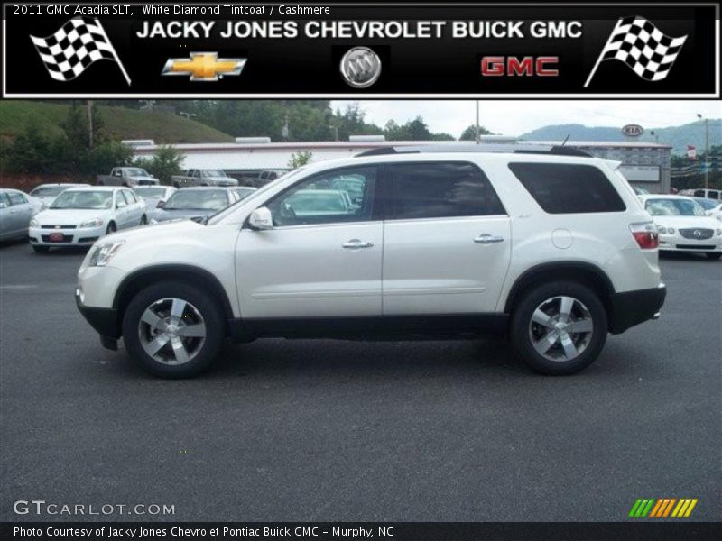 White Diamond Tintcoat / Cashmere 2011 GMC Acadia SLT