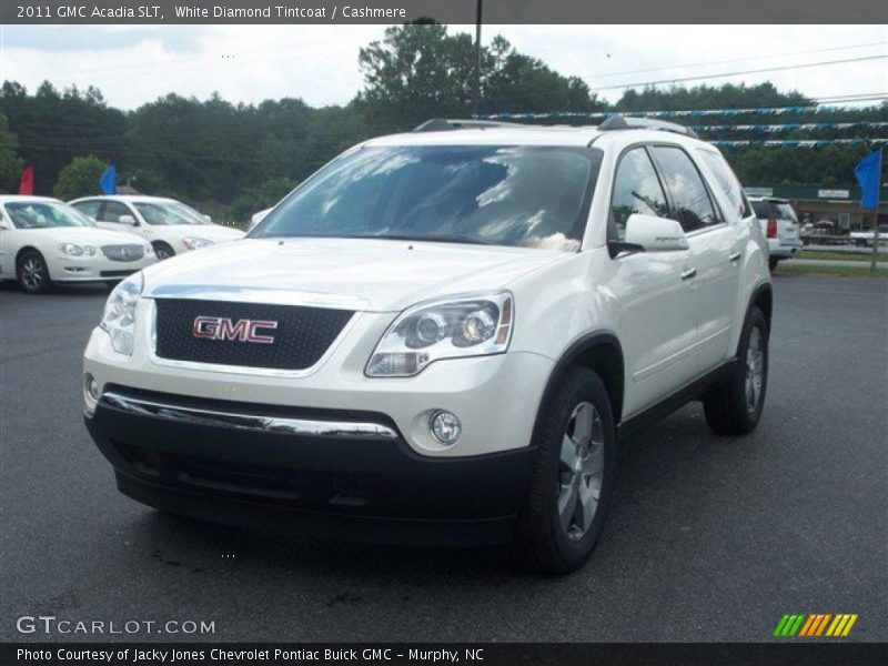 White Diamond Tintcoat / Cashmere 2011 GMC Acadia SLT