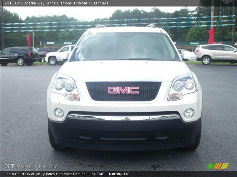 White Diamond Tintcoat / Cashmere 2011 GMC Acadia SLT