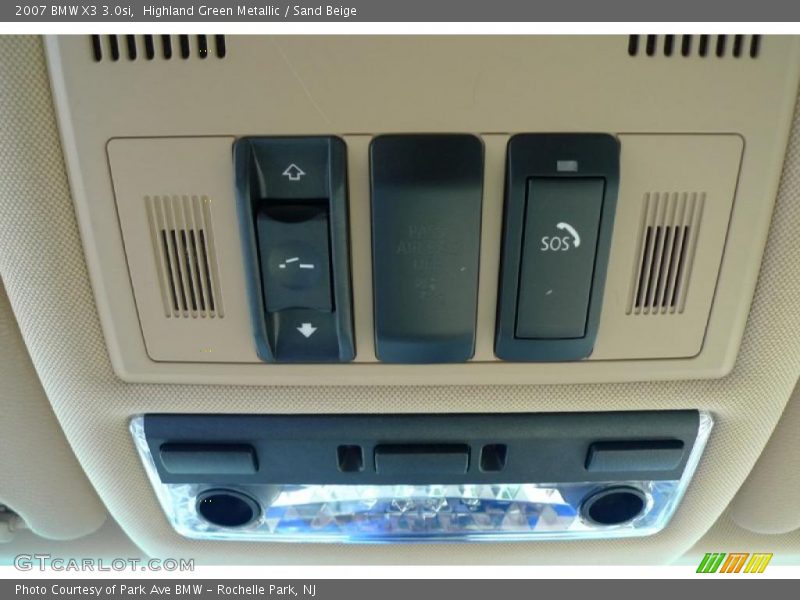 Highland Green Metallic / Sand Beige 2007 BMW X3 3.0si