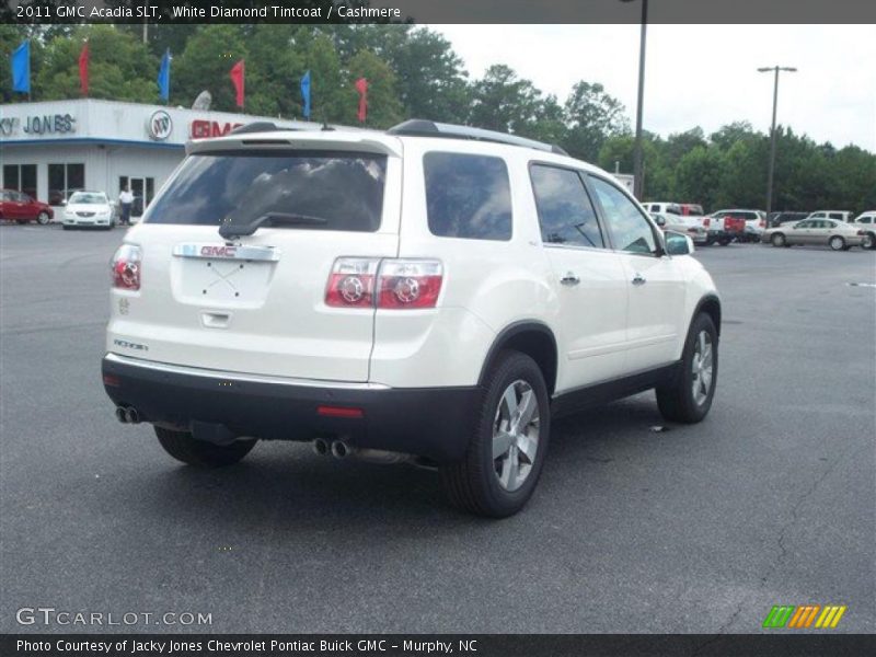 White Diamond Tintcoat / Cashmere 2011 GMC Acadia SLT