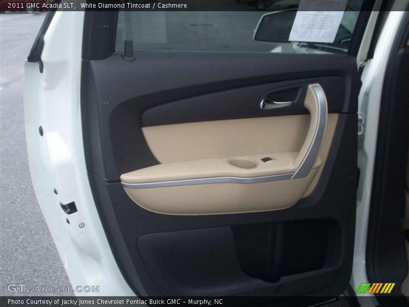 White Diamond Tintcoat / Cashmere 2011 GMC Acadia SLT