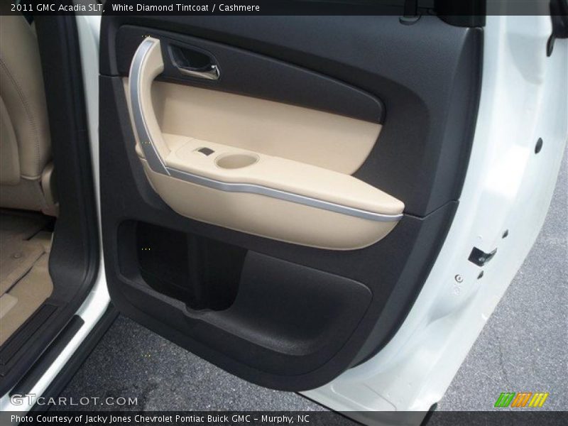White Diamond Tintcoat / Cashmere 2011 GMC Acadia SLT