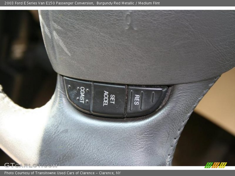 Burgundy Red Metallic / Medium Flint 2003 Ford E Series Van E150 Passenger Conversion