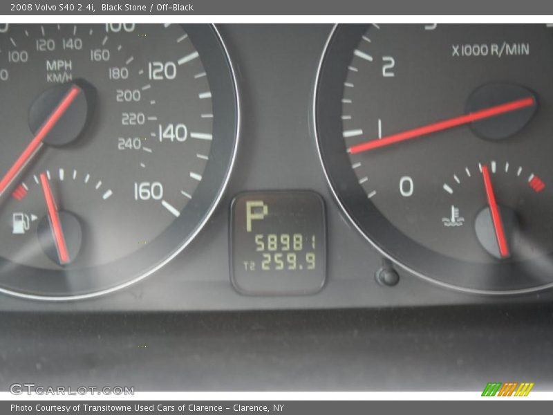 Black Stone / Off-Black 2008 Volvo S40 2.4i