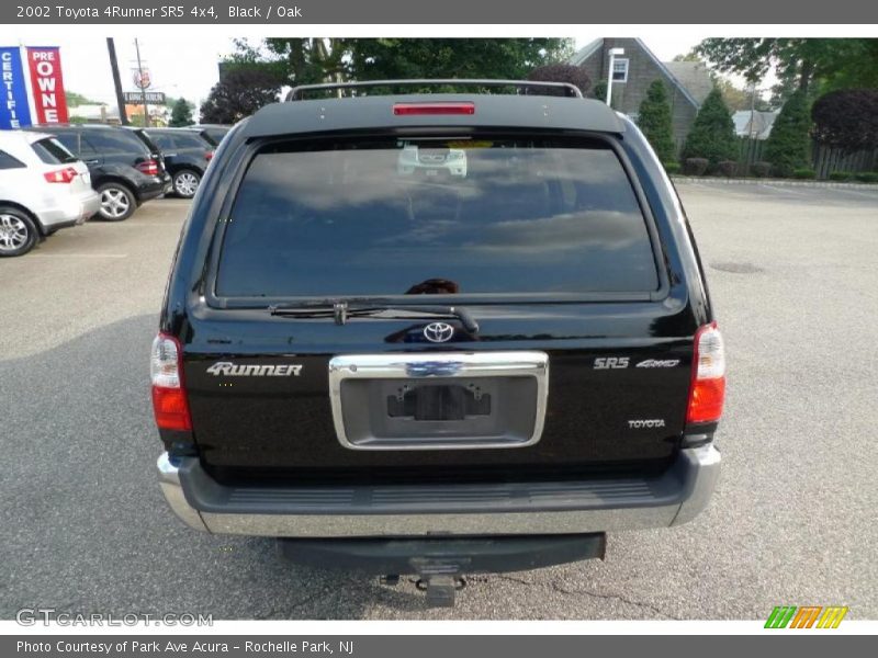 Black / Oak 2002 Toyota 4Runner SR5 4x4