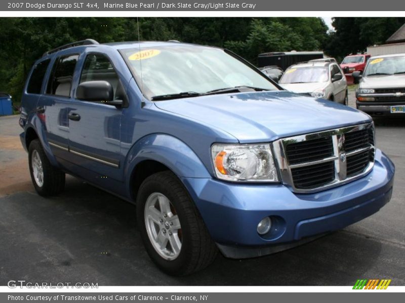 Marine Blue Pearl / Dark Slate Gray/Light Slate Gray 2007 Dodge Durango SLT 4x4