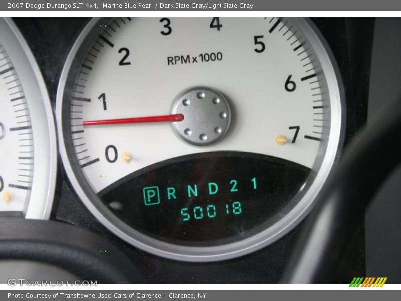 Marine Blue Pearl / Dark Slate Gray/Light Slate Gray 2007 Dodge Durango SLT 4x4