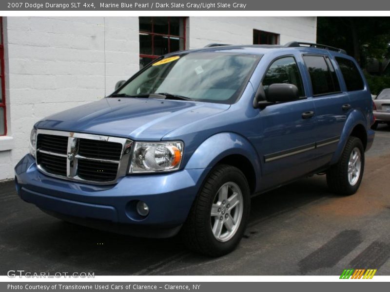 Marine Blue Pearl / Dark Slate Gray/Light Slate Gray 2007 Dodge Durango SLT 4x4