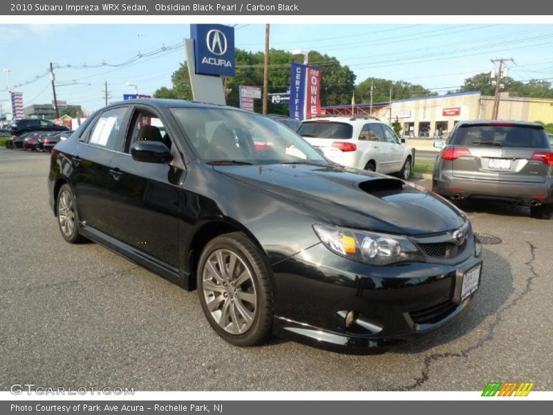 Obsidian Black Pearl / Carbon Black 2010 Subaru Impreza WRX Sedan