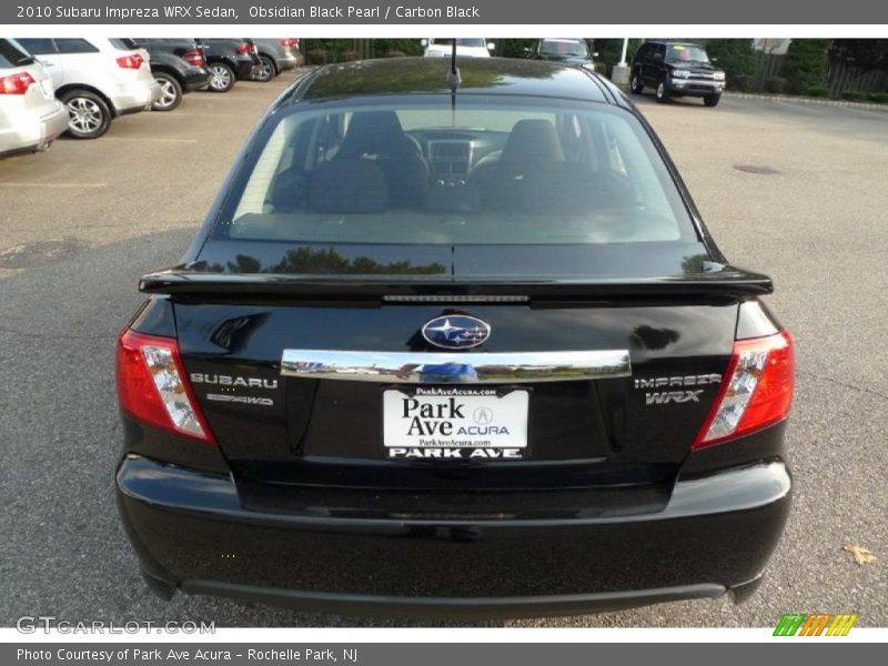Obsidian Black Pearl / Carbon Black 2010 Subaru Impreza WRX Sedan