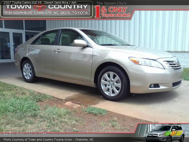 Desert Sand Mica / Ash 2007 Toyota Camry XLE V6