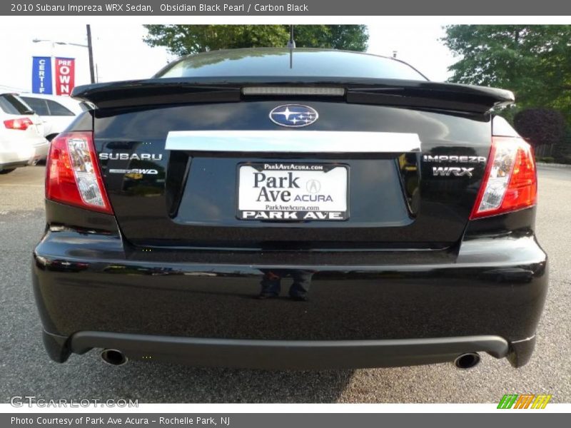 Obsidian Black Pearl / Carbon Black 2010 Subaru Impreza WRX Sedan