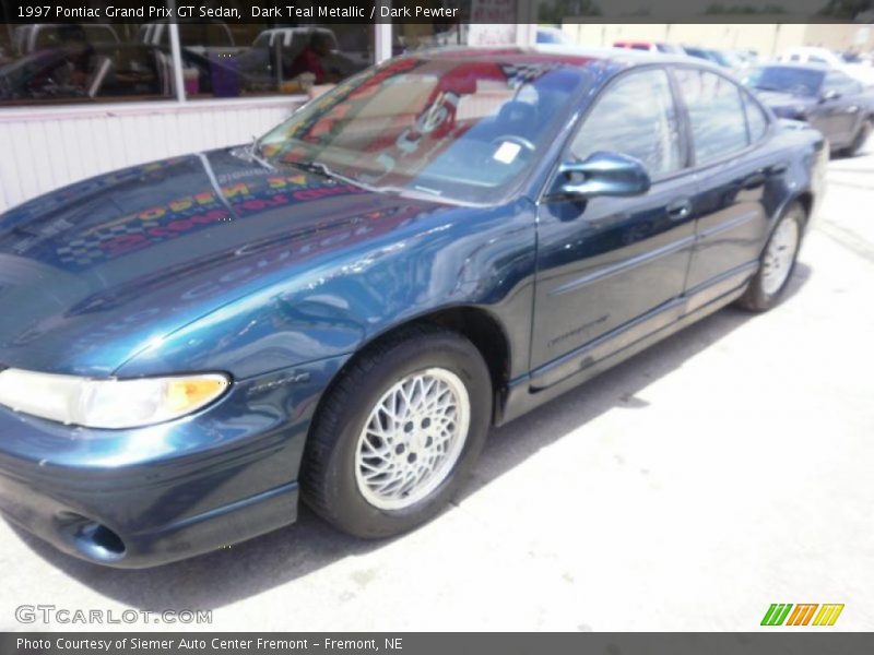 Dark Teal Metallic / Dark Pewter 1997 Pontiac Grand Prix GT Sedan