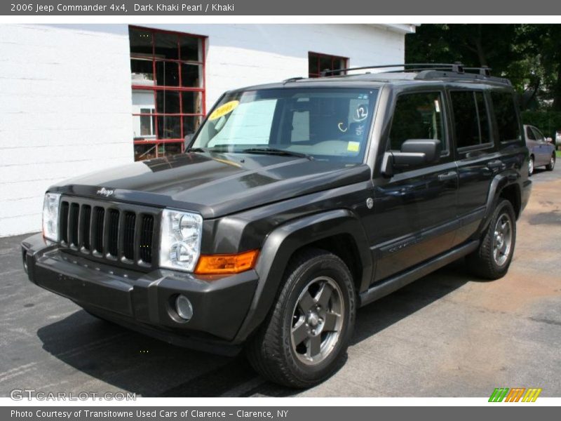 Dark Khaki Pearl / Khaki 2006 Jeep Commander 4x4