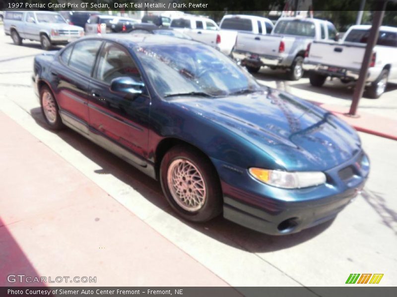 Dark Teal Metallic / Dark Pewter 1997 Pontiac Grand Prix GT Sedan