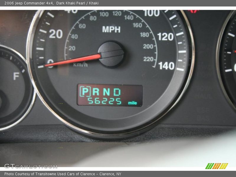 Dark Khaki Pearl / Khaki 2006 Jeep Commander 4x4