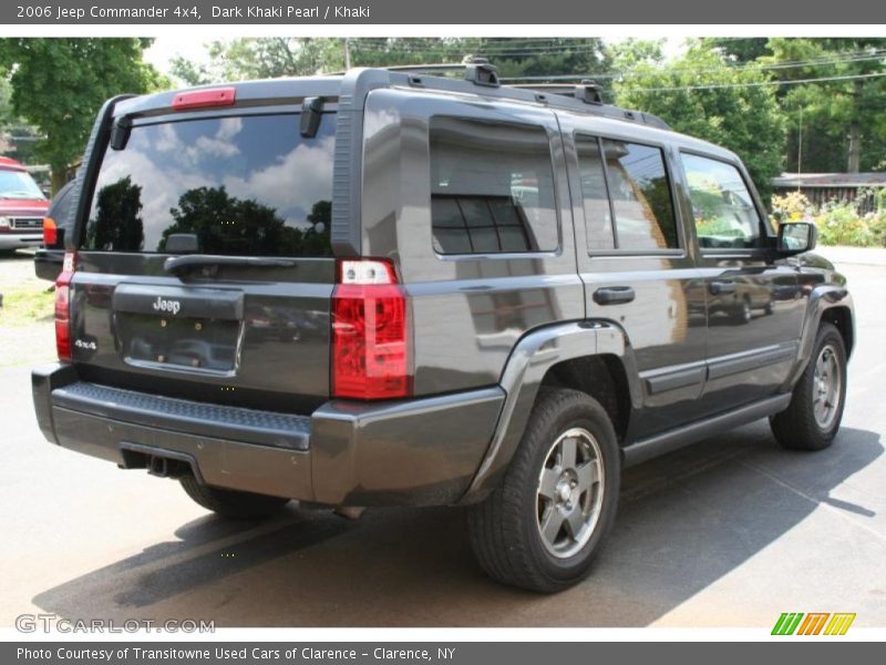 Dark Khaki Pearl / Khaki 2006 Jeep Commander 4x4