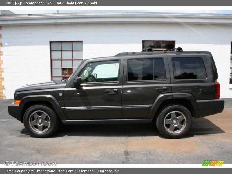Dark Khaki Pearl / Khaki 2006 Jeep Commander 4x4