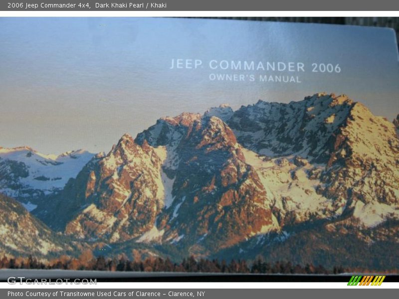 Dark Khaki Pearl / Khaki 2006 Jeep Commander 4x4