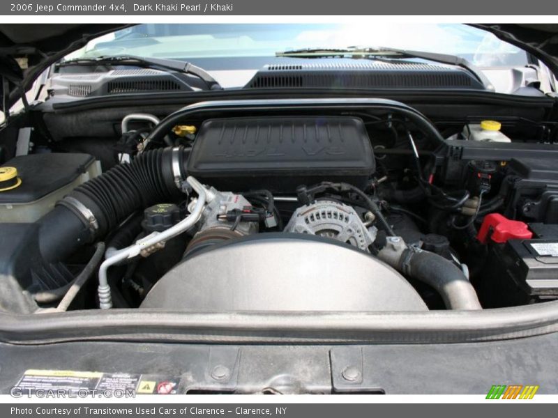 Dark Khaki Pearl / Khaki 2006 Jeep Commander 4x4