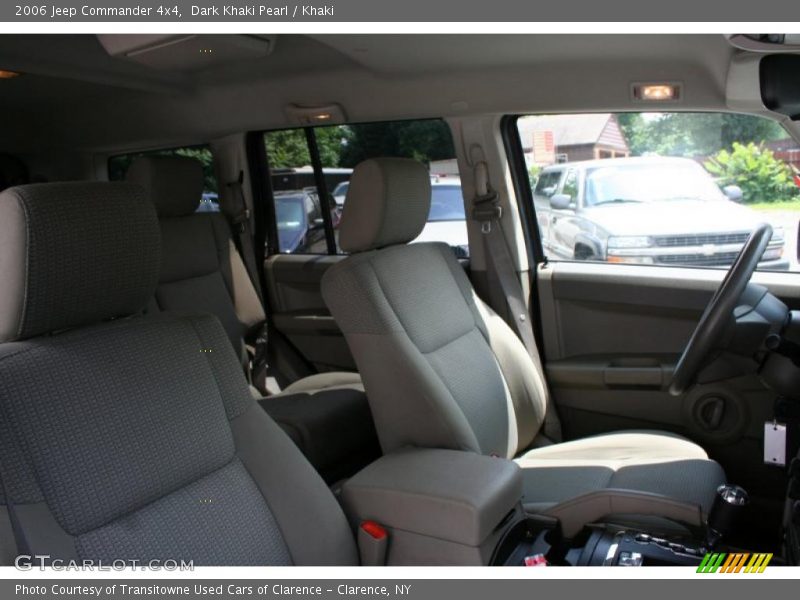 Dark Khaki Pearl / Khaki 2006 Jeep Commander 4x4