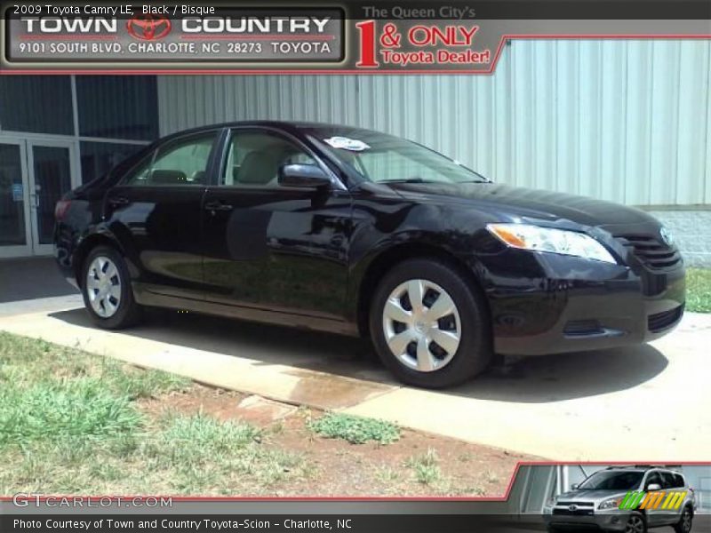 Black / Bisque 2009 Toyota Camry LE
