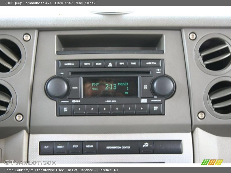 Dark Khaki Pearl / Khaki 2006 Jeep Commander 4x4