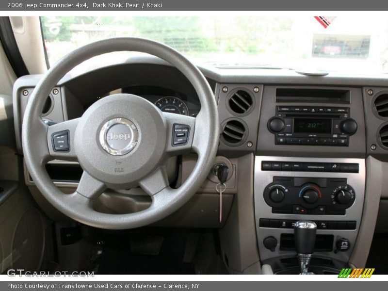Dark Khaki Pearl / Khaki 2006 Jeep Commander 4x4