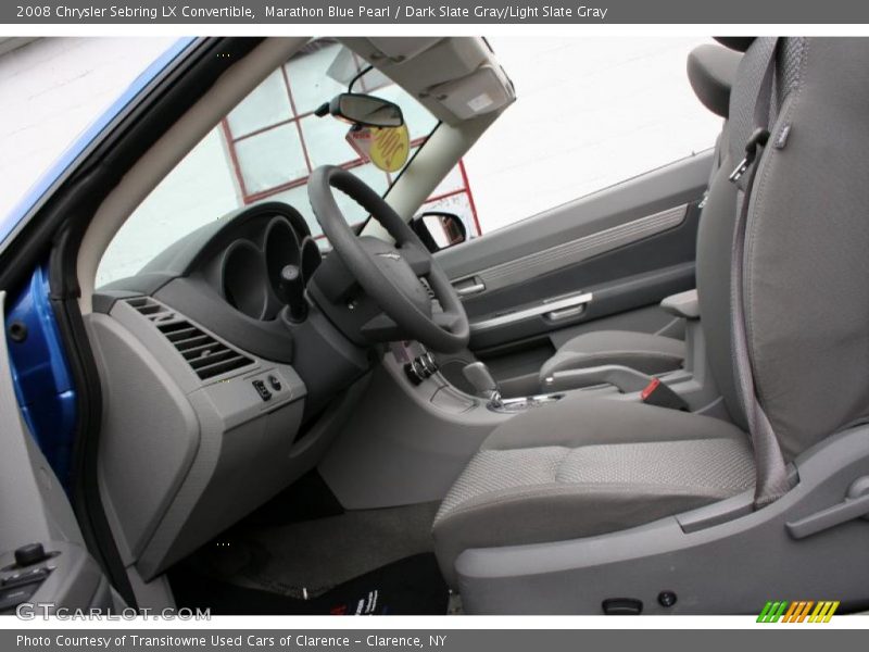 Marathon Blue Pearl / Dark Slate Gray/Light Slate Gray 2008 Chrysler Sebring LX Convertible