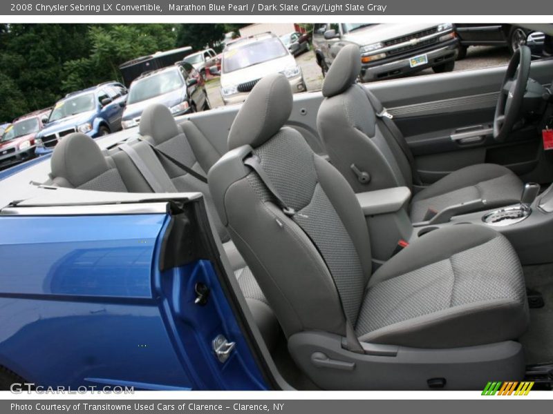 Marathon Blue Pearl / Dark Slate Gray/Light Slate Gray 2008 Chrysler Sebring LX Convertible