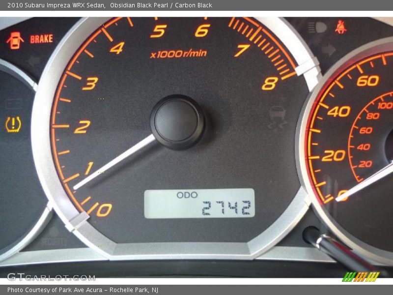 Obsidian Black Pearl / Carbon Black 2010 Subaru Impreza WRX Sedan