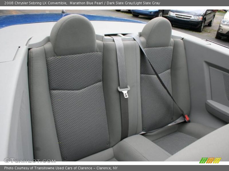 Marathon Blue Pearl / Dark Slate Gray/Light Slate Gray 2008 Chrysler Sebring LX Convertible