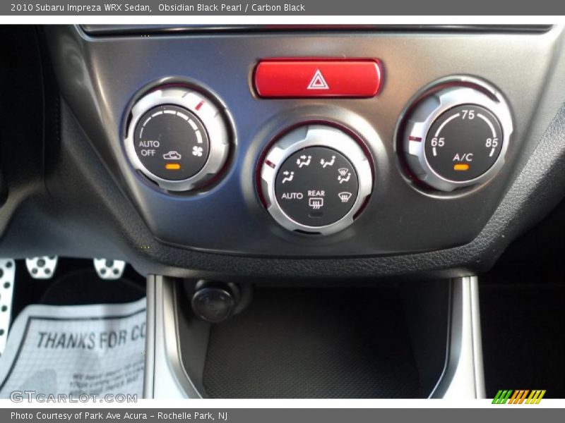 Obsidian Black Pearl / Carbon Black 2010 Subaru Impreza WRX Sedan