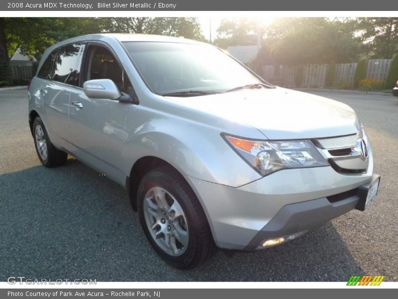 Billet Silver Metallic / Ebony 2008 Acura MDX Technology