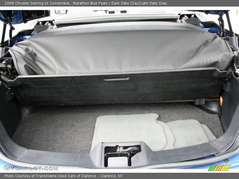 Marathon Blue Pearl / Dark Slate Gray/Light Slate Gray 2008 Chrysler Sebring LX Convertible