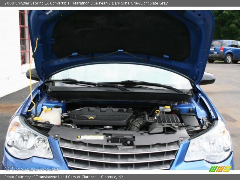 Marathon Blue Pearl / Dark Slate Gray/Light Slate Gray 2008 Chrysler Sebring LX Convertible
