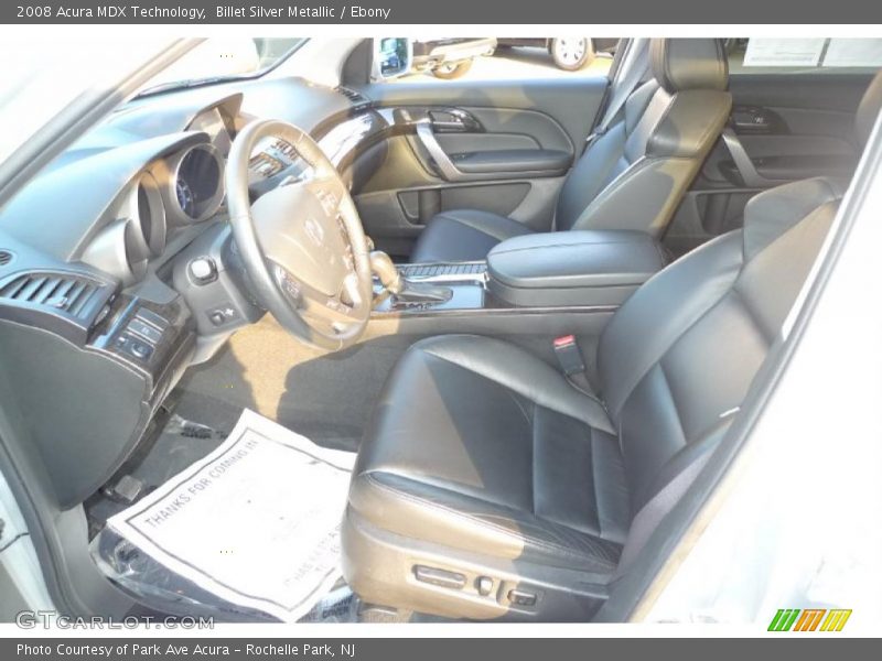 Billet Silver Metallic / Ebony 2008 Acura MDX Technology