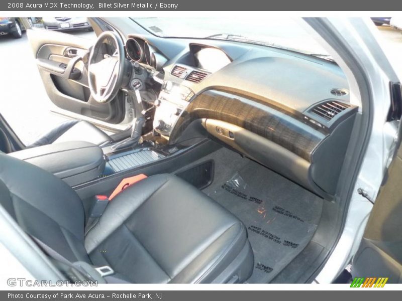 Billet Silver Metallic / Ebony 2008 Acura MDX Technology