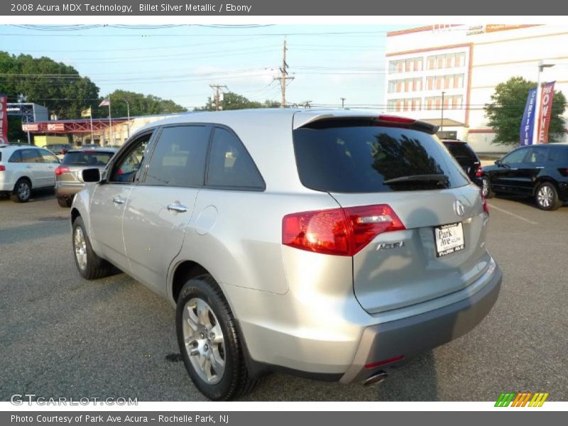 Billet Silver Metallic / Ebony 2008 Acura MDX Technology