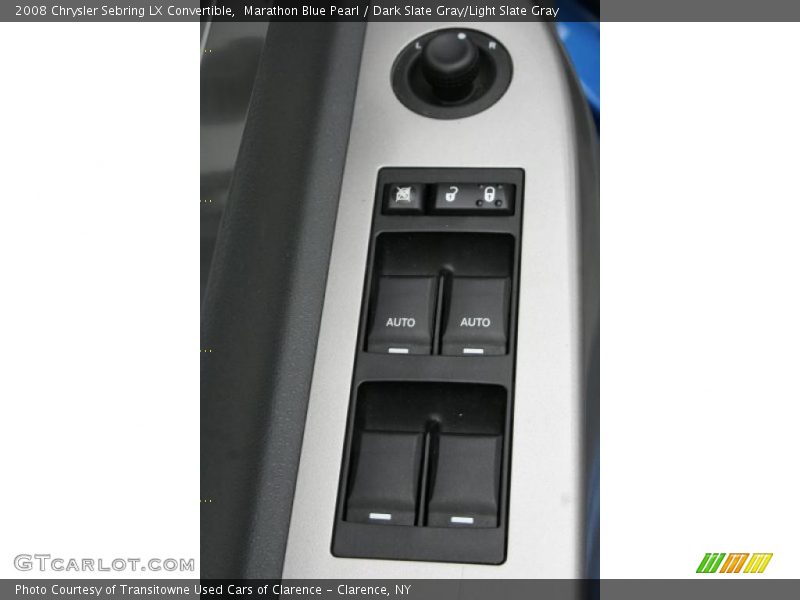 Marathon Blue Pearl / Dark Slate Gray/Light Slate Gray 2008 Chrysler Sebring LX Convertible
