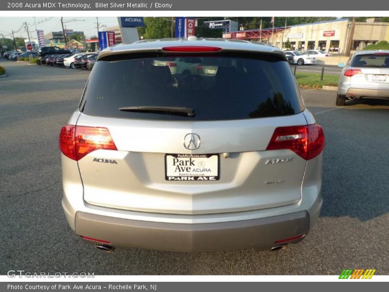 Billet Silver Metallic / Ebony 2008 Acura MDX Technology