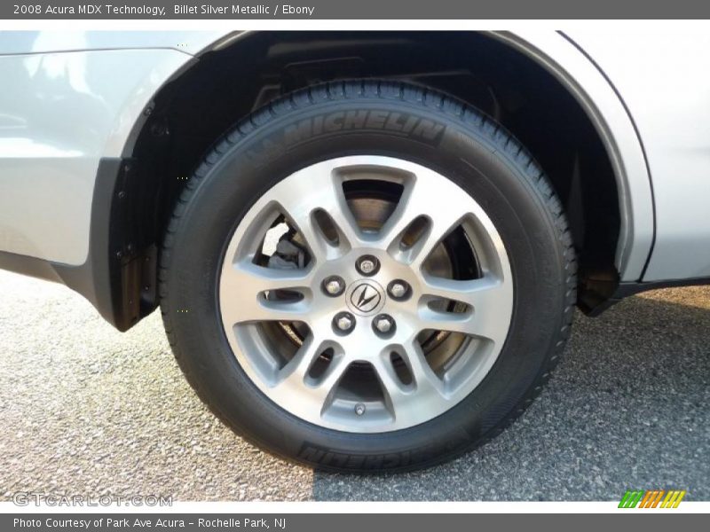 Billet Silver Metallic / Ebony 2008 Acura MDX Technology