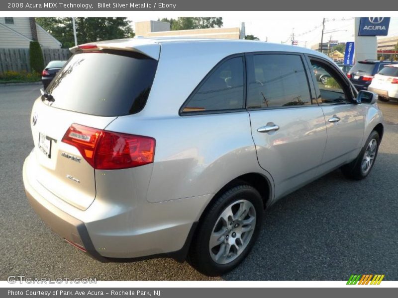 Billet Silver Metallic / Ebony 2008 Acura MDX Technology