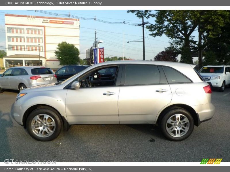 Billet Silver Metallic / Ebony 2008 Acura MDX Technology