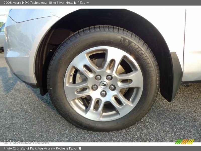 Billet Silver Metallic / Ebony 2008 Acura MDX Technology